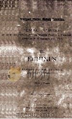 L.M.B.C. MEMOIRS ON TYPICAL BRITISH MARINE PLANTS AND ANIMALS III ECHINUS   1900  PDF电子版封面    HERBERT CLIFTON CHADWICK 