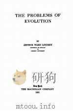 THE PROBLEMS OF EVOLUTION（1931 PDF版）