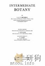 INTERMEDIATE BOTANY FOURTH EDITION   1955  PDF电子版封面    L.J.F. BRIMBLE 