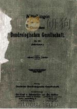 MITTEILUNGEN DER DEUTSCHEN DENDROLOGISCHEN GESELLSCHAFT NR. 46 1934     PDF电子版封面     