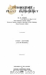 INTRODUCTORY PLANT PATHOLOGY FIRST EDITION   1956  PDF电子版封面    M.N. KAMAT 