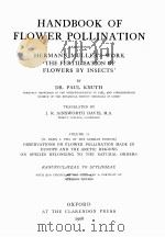 HANDBOOK OF FLOWER POLLINATION VOLUME II（1908 PDF版）