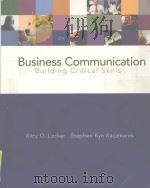 BUSINESS COMMUNICATION BUILDING CRITICAL SKILLS  SECOND EDITION（ PDF版）