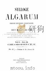 SYLLOGE ALGARUM OMNIUM HUCUSQUE COGNITARUM VOLUME I-SECT II（ PDF版）