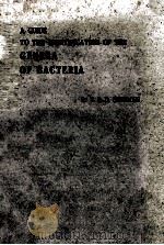 A GUIDE TO THE IDENTIFICATION OF THE GENERA OF BACTERIA（1959 PDF版）