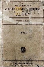 MORPHOLOGIE UND BIOLOGIE DER ALGEN ZWEITER BAND   1922  PDF电子版封面     