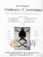 HUTCHINSON‘S ANIMALS OF ALL COUNTRIES VOLUME IV（ PDF版）