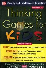 Thinking Games for KIDS     PDF电子版封面  0071455428   