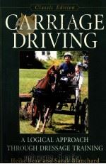 CARRIAGE DRIVING  A LOGICAL APPROACH THROUGH DRESSAGE TRAINING（ PDF版）