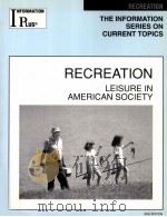 RECREATION LEISURE IN AMERICAN SOCIETY（ PDF版）