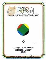 COMITE INTERNATIONAL OLYMPIQUE 2 11th Olympic Congress in Baden-Baden 1981（ PDF版）