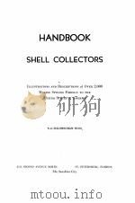 HANDBOOK FOR SHELL COLLECTORS   1951  PDF电子版封面     