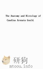 THE ANATOMY AND HISTOLOGY OF CAUDINA ARENATA GOULD     PDF电子版封面    J.H. GEROULD 