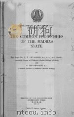 THE COMMON FOOD-FISHES OF THE MADRAS STATE   1953  PDF电子版封面    D.W. DEVANESEN AND K. CHIDAMBA 