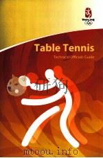 Table Tennis  Technical Officials Guide     PDF电子版封面     