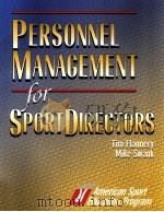 PERSONNEL MANAGEMENT for SPORT DIRECTORS（ PDF版）