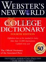 WEBSTER'S NEW WORLD COLLEGE DICTIONARY Fourth Edition     PDF电子版封面  0028631196   