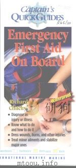 Captain's QuickGuides  Emergency first aid on board     PDF电子版封面  9780071473934   
