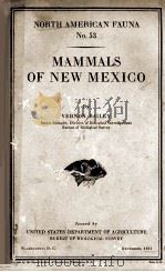 MAMMALS OF NEW MEXICO   1931  PDF电子版封面    VERNON BAILEY 