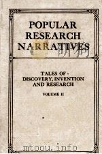 POPULAR RESEARCH NARRATIVES VOLUME II（1926 PDF版）