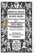 OPUSCULA SELECTA NEERLANDICORUM DE ARTE MEDICA XIV（ PDF版）