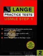 GOLDBERG LANGE PRACTICE TESTSTM USMLE STEP1     PDF电子版封面  9780071446150   