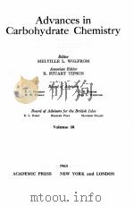 ADVANCES IN CARBOHYDRATE CHEMISTRY VOLUME 18（1963 PDF版）