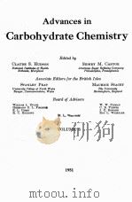 ADVANCES IN CARBOHYDRATE CHEMISTRY VOLUME 6（1951 PDF版）