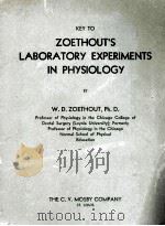 ZOETHOUT‘S LABORATORY EXPERIMENTS IN PHYSIOLOGY（ PDF版）