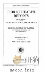 PUBLIC HEALTH REPORTS VOLUME 44 PART 1   1929  PDF电子版封面     