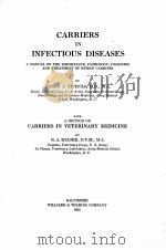 CARRIERS IN INFECTIOUS DISEASES（1922 PDF版）