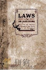 LAWS AND BOARD RULINGS     PDF电子版封面     