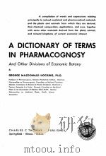a dictionary of terms in pharmacognosy and other divistions of economic botany P284（ PDF版）