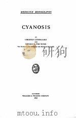 CYANOSIS   1923  PDF电子版封面    CHRISTEN LUNDSGAARD AND DONALD 
