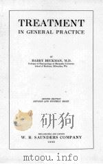 TREATMENT IN GENERAL PRACTICE SECOND EDITION（1936 PDF版）