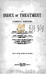 AN INDEX OF TREATMENT BY VARIOUS WRITERS   1821  PDF电子版封面     