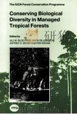 CONSERVING BIOLOGICAL DIVERSITY IN MANAGED TROPICAL FORESTS（ PDF版）