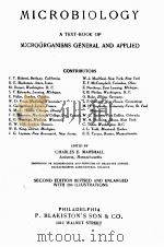 MICROBIOLOGY A TEXT-BOOK OF MICROORGANISMS GENERAL AND APPLIED SECOND EDITION（1917 PDF版）