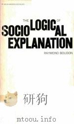 The Logic of Sociological Explanation（1974 PDF版）