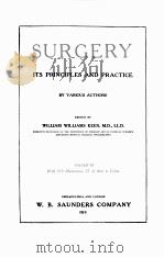 SURGERY ITS PRINCIPLES AND PRACTICE VOLUME VI（1919 PDF版）
