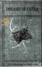 SPECIAL REPORT ON DISEASES OF CATTLE REVISED EDITION（1923 PDF版）