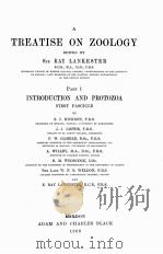 A TREATISE ON ZOOLOGY PART I   1909  PDF电子版封面    RAY LANKESTER 