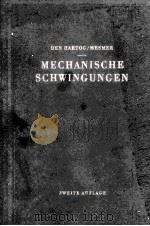 MECHANISCHE SCHWINGUNGEN ZWEITE AUFLAGE   1952  PDF电子版封面    J.P. DEN HARTOG 