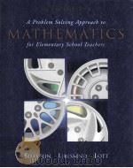A PROBLEM SOLVING APPROACH TO MATHEMATICS FOR ELEMENTARY SCHOOL TEACHERS  SIXTH EDITION     PDF电子版封面  0201566494  RICK BILLSTEIN，SHLOMO LIBESKIN 