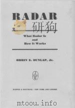 RADAR：WHAT RADAR IS AND HOW IT WORKS（1946 PDF版）