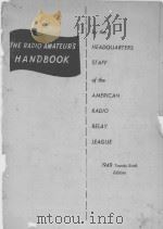 THE RADIO AMATEUR‘S HANDBOOK TWENTY-SIXTH EDITION   1949  PDF电子版封面     