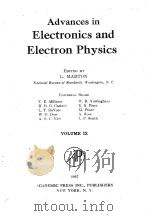 ADVANCES IN ELECTRONICS AND ELECTRON PHYSICS VOLUME IX   1957  PDF电子版封面    L. MARTON 