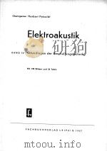 ELEKTROAKUSTIK BAND IV   1957  PDF电子版封面     