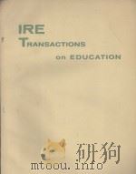 IRE TRANSACTIONS ON EDUCATION INDEX TO VOLUME E-1 1958   1958  PDF电子版封面     