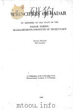 PRINCIPLES OF RADAR SECOND EDITION（1946 PDF版）